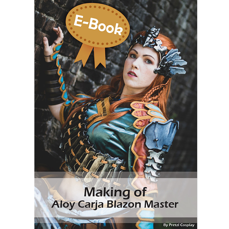 Aloy Carja Blazon Master cosplay patterns and tutorial - Pretzl Cosplay