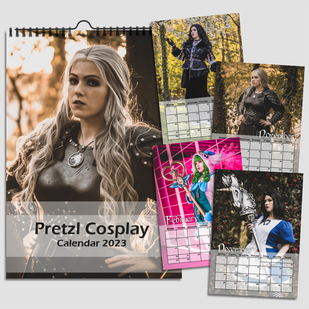 Pretzl Cosplay calendar 2023 Pretzl Cosplay