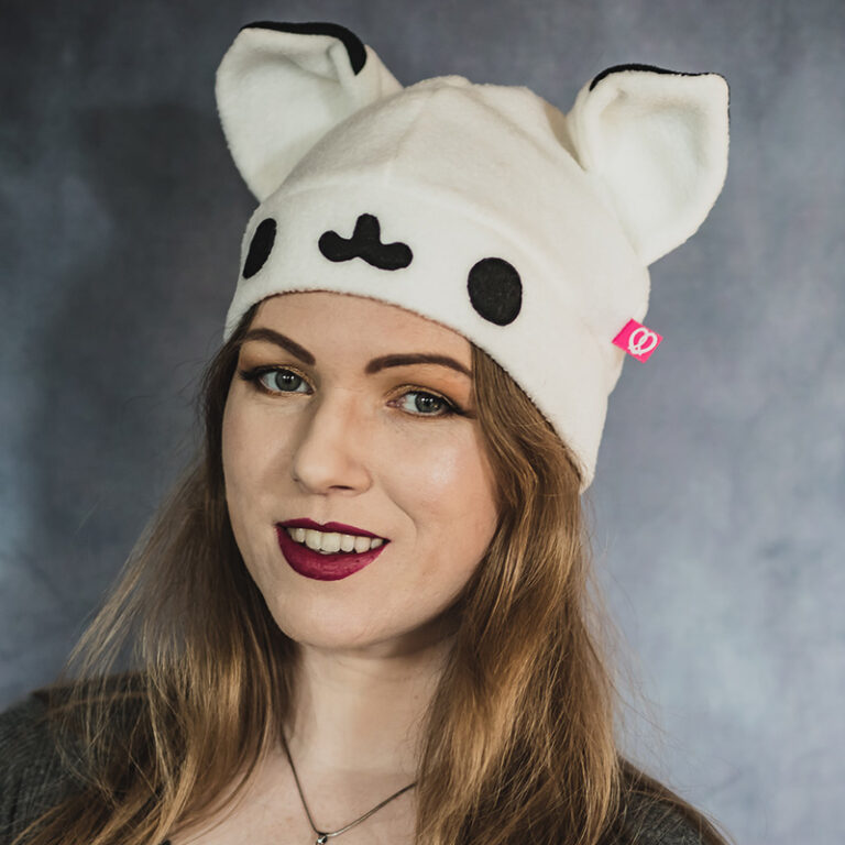 Kawaii snow fox beanie - Pretzl Cosplay